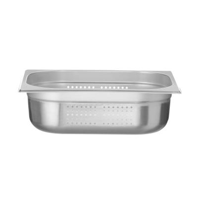 Kontejner GN 1/2 perforovaný, HENDI, Kitchen Line, GN 1/2, 6,5L, (H)100mm | 807330